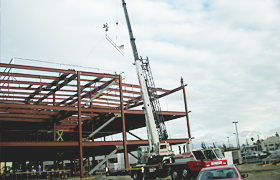 Crane in Building Site